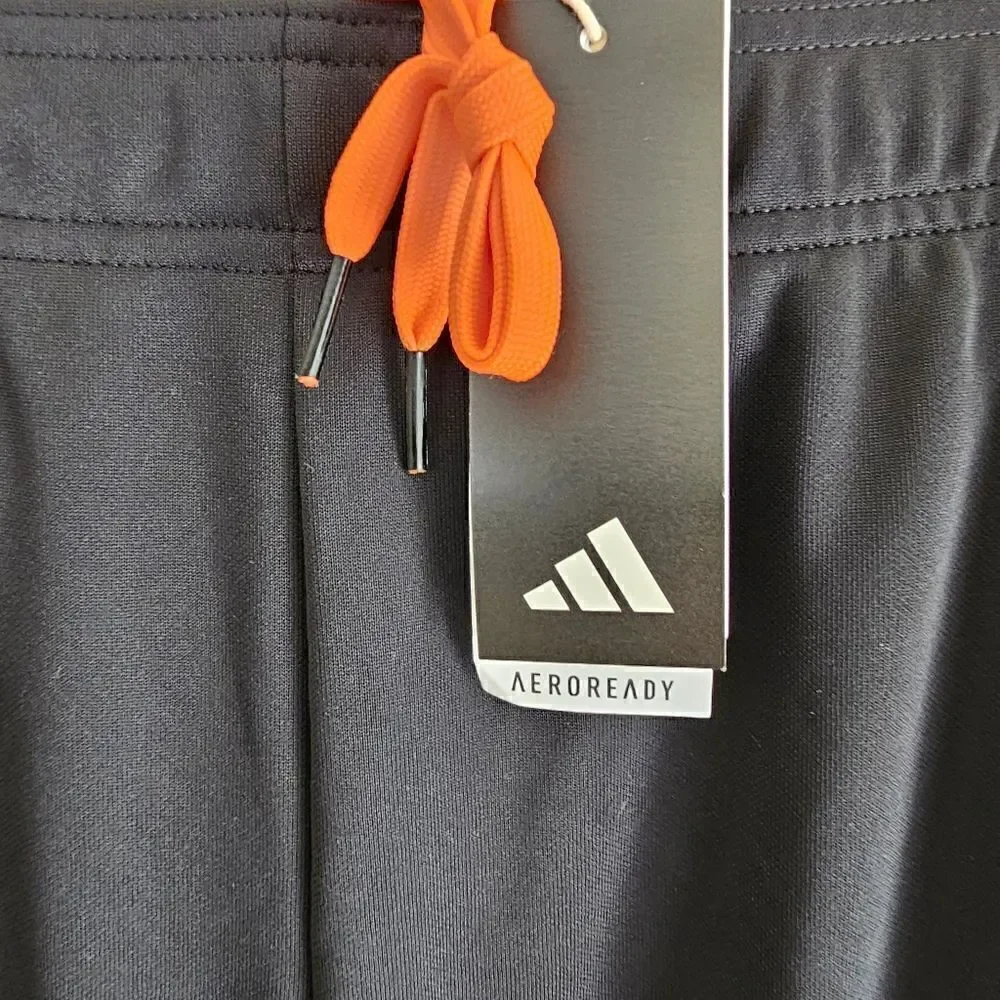 Adidas Messi Track Pants Men's M Soccer Sportswear Black Silver HR4352 Zippers